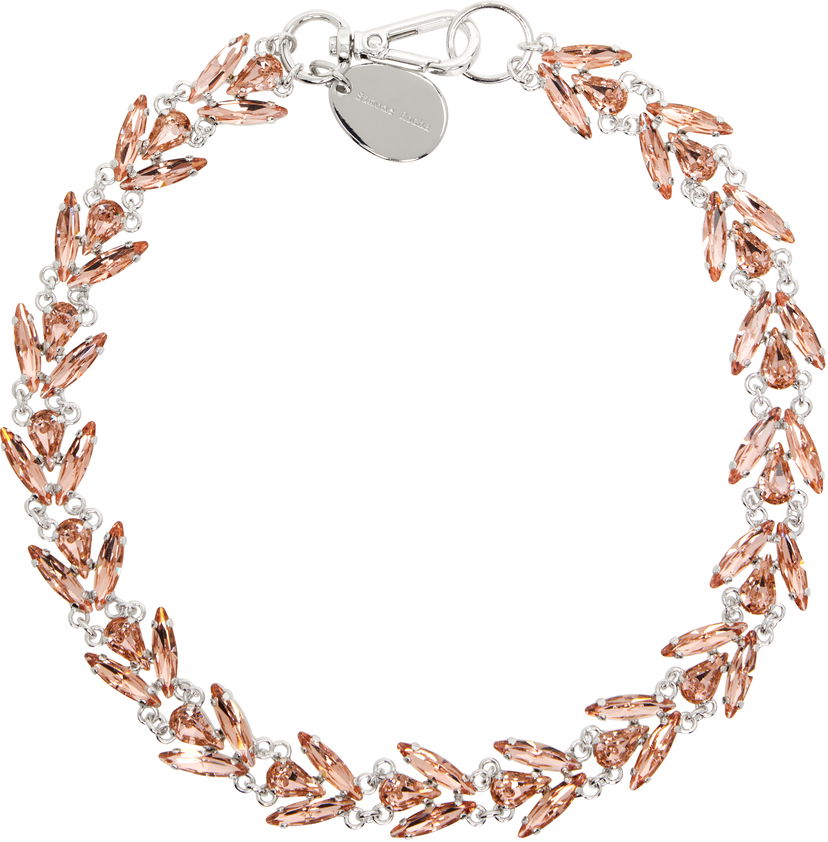 Halskæde Simone Rocha Simone Rocha Crystal Floret Necklace Lyserød | NKS77 0903