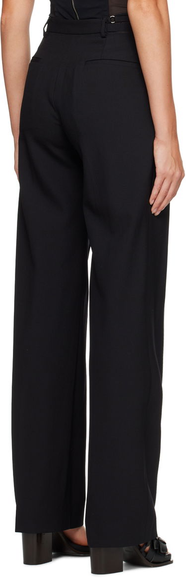 Bukser Dion Lee Black Lingerie High-Waist Dress Pants Sort | C2102R23, 2