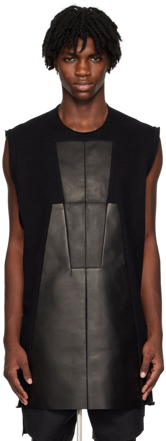 Tanktop Rick Owens Luxor Tank Top Sort | RR02C7103 BGCOL1, 0