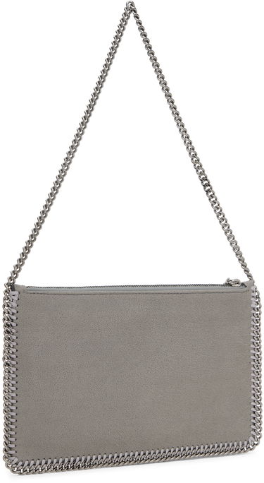 Skuldertaske Stella McCartney Falabella Chain Wallet Grå | 7P0076W9132, 2