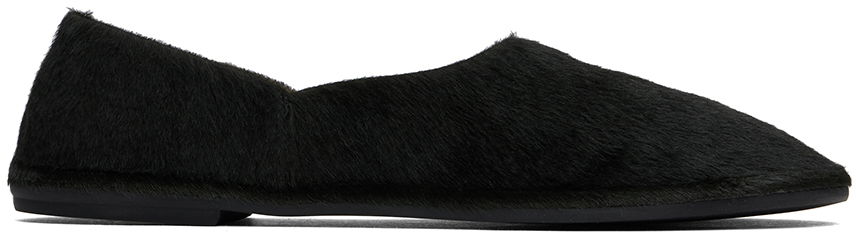 Tøj The Row The Row Canal Slip-On Loafers Sort | F1236-L70, 0