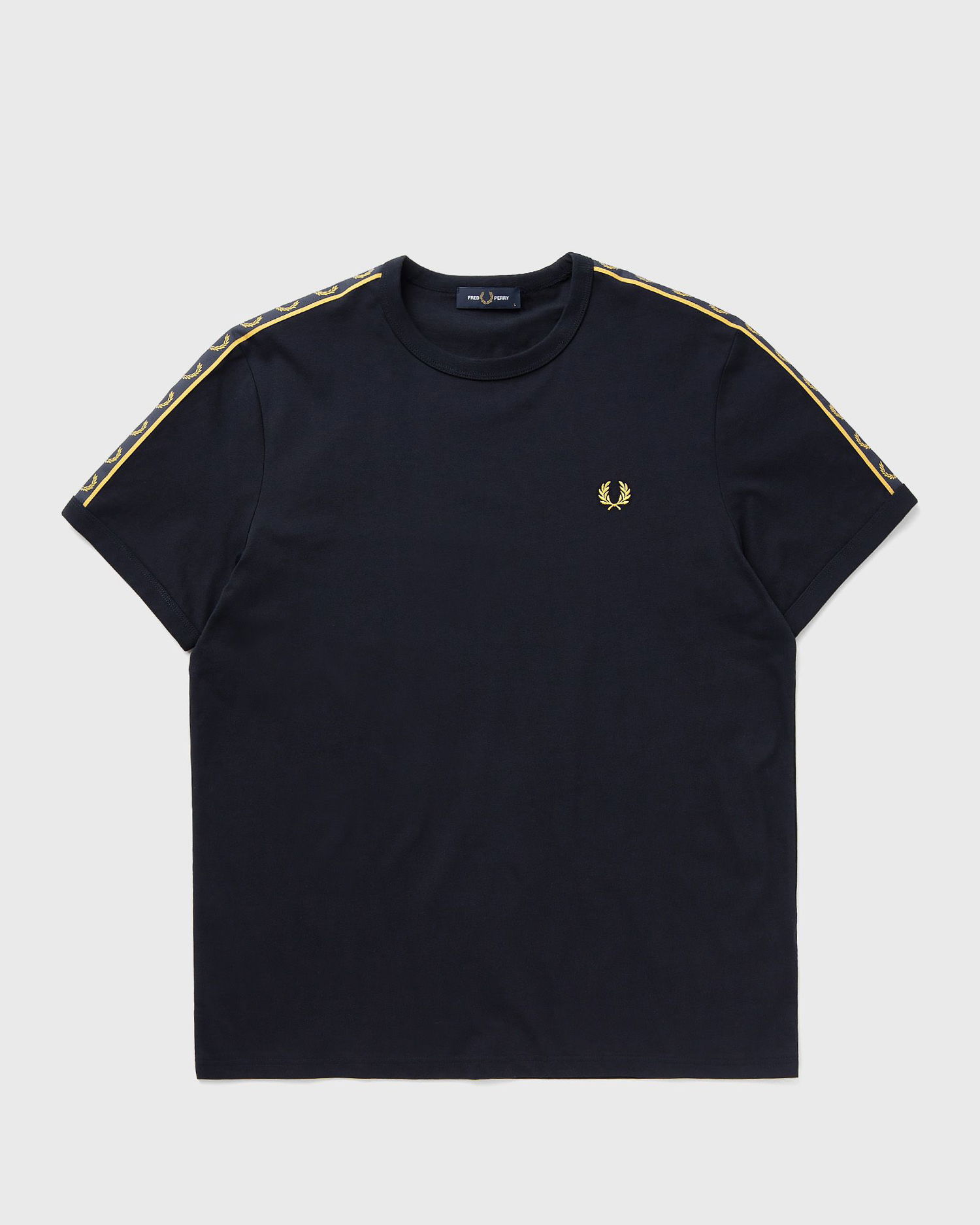 T-shirt Fred Perry Contrast Tape Ringer T-Shirt Mørkeblå | M4613-W75, 1