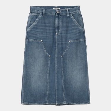 Nederdel Carhartt WIP Double Knee Denim Skirt Blå | I035880_4, 1