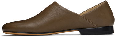 Sneakers og sko LEMAIRE LEMAIRE Leather Slippers Grøn | FO0144 LL0043, 2