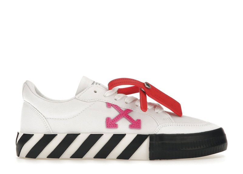 Sneakers og sko Off-White Vulc Low White Black Fuchsia W Hvid | OWIA272S23FAB0010132, 0