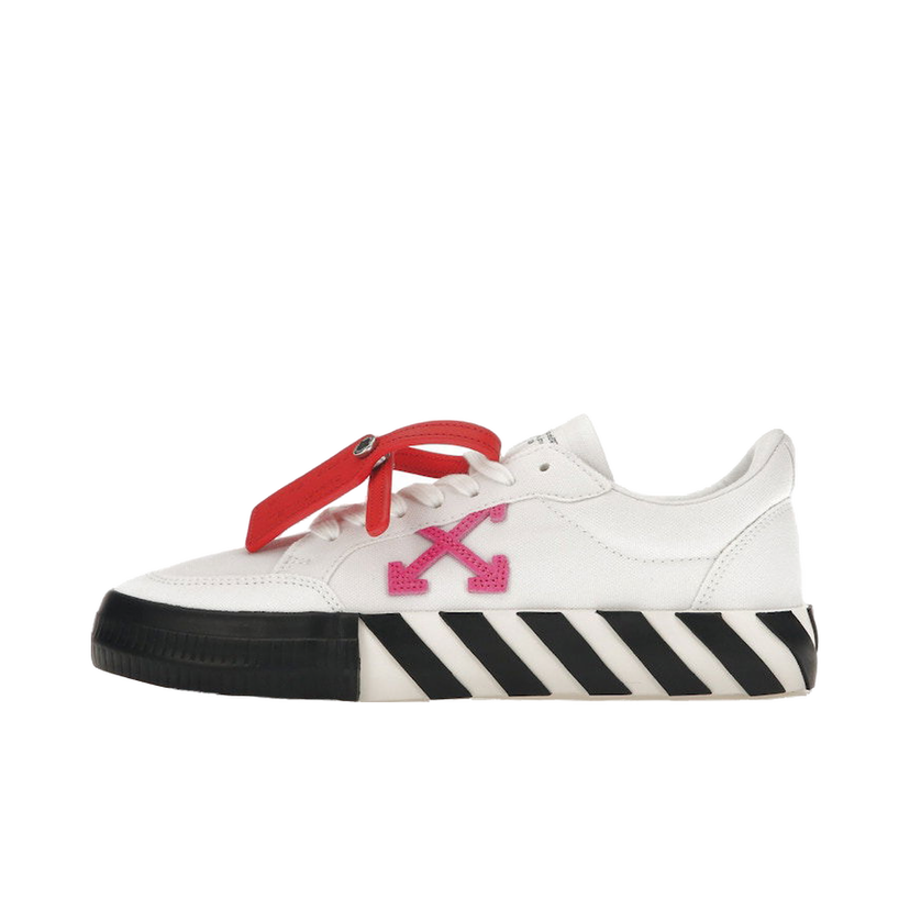 Sneakers og sko Off-White Vulc Low White Black Fuchsia W Hvid | OWIA272S23FAB0010132