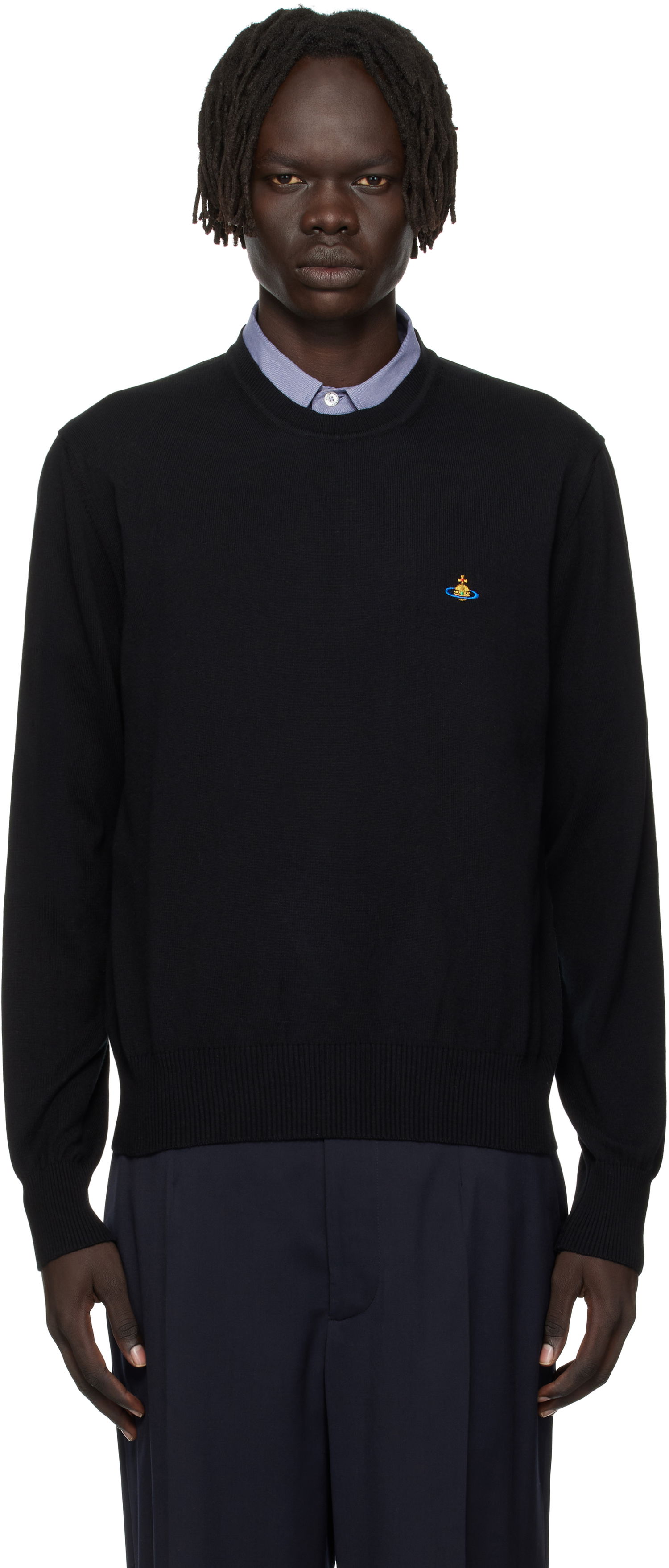 Sweater Vivienne Westwood Vivienne Westwood Alex Round Neck Sweater Sort | 27010012-Y001V-, 0