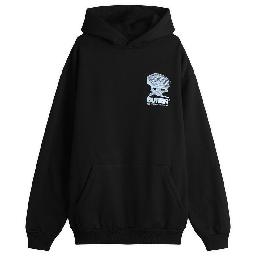 Sweatshirt Butter Goods Terrain Pullover Hoody, Size Large Sort | BG252205-BLK