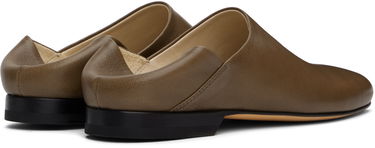 Sneakers og sko LEMAIRE LEMAIRE Leather Slippers Grøn | FO0144 LL0043, 4