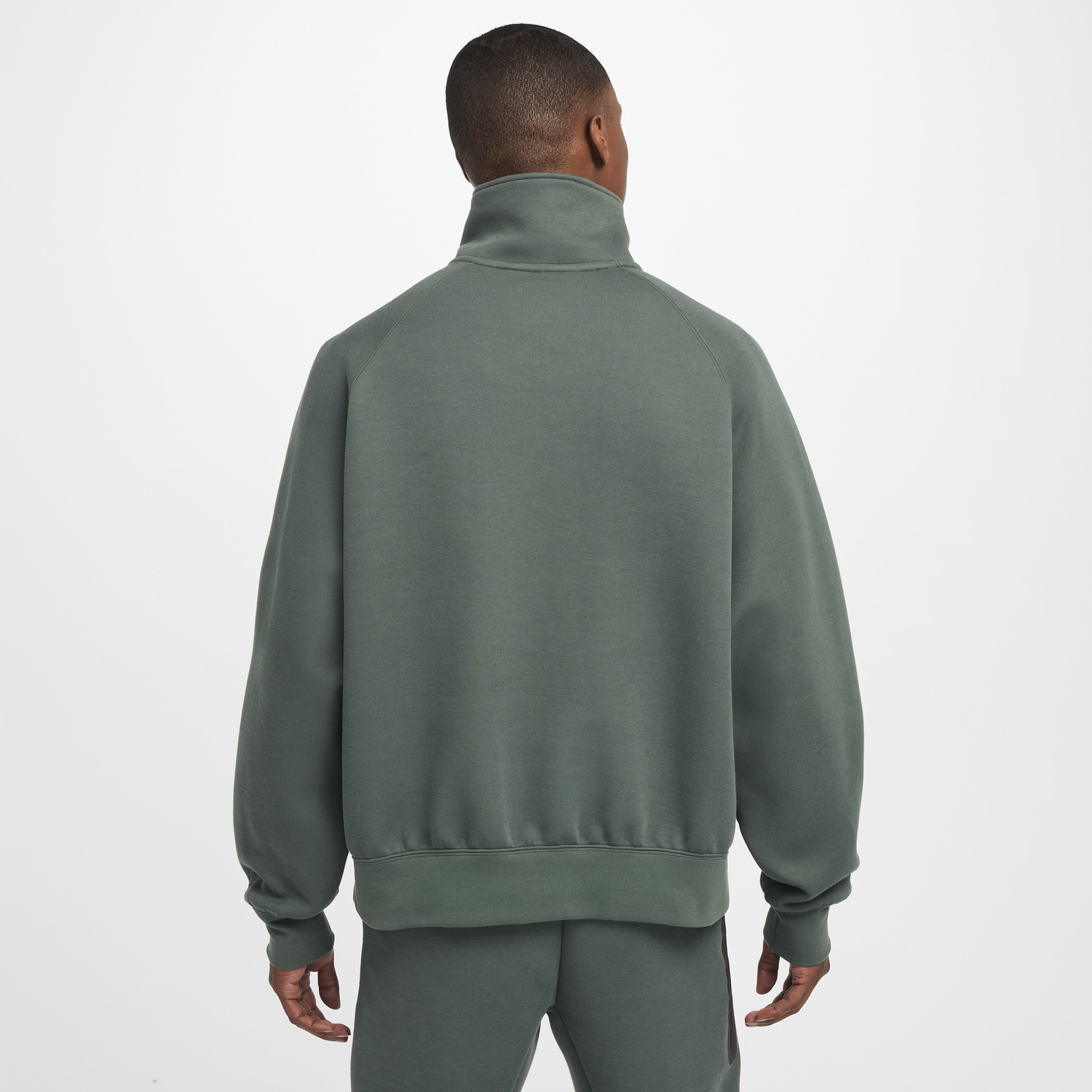 Sweatshirt Nike Tech Fleece Half Zip Sweatshirt Grøn | FZ7568-338, 1