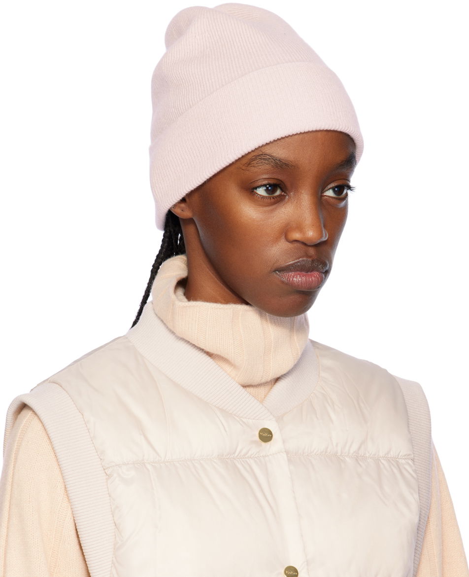 Beanie Max Mara Knit Beanie Lyserød | 2414571011600, 1