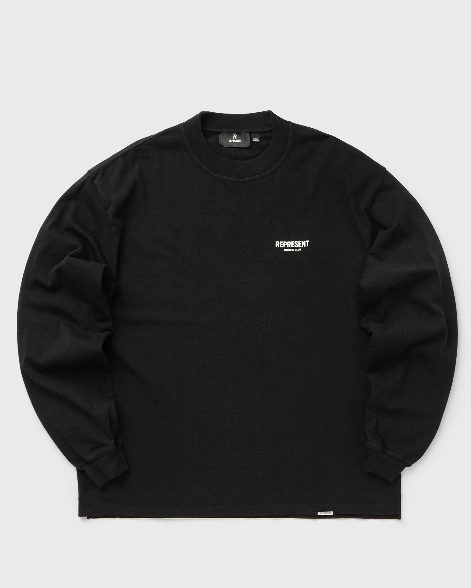 T-shirt Represent Clo REPRESENT OWNERS CLUB LS TEE Sort | OCM41119-001, 0