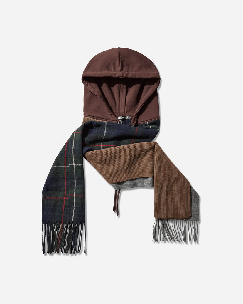 Tørklæde Ottolinger Deconstructed Hoodie Scarf Brun | 12990282801 BRWGRY
