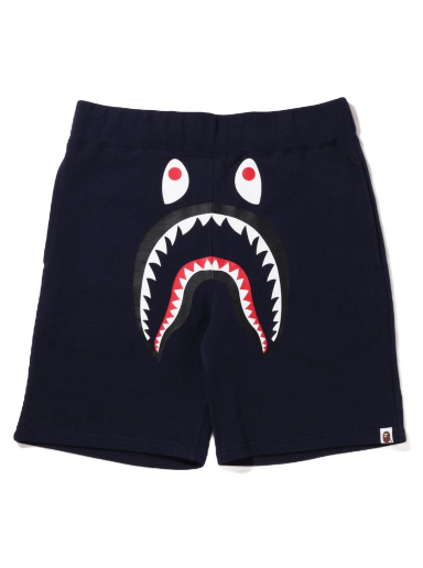 Shorts BAPE Shark Sweat Shorts Mørkeblå | 1I80-153-009
