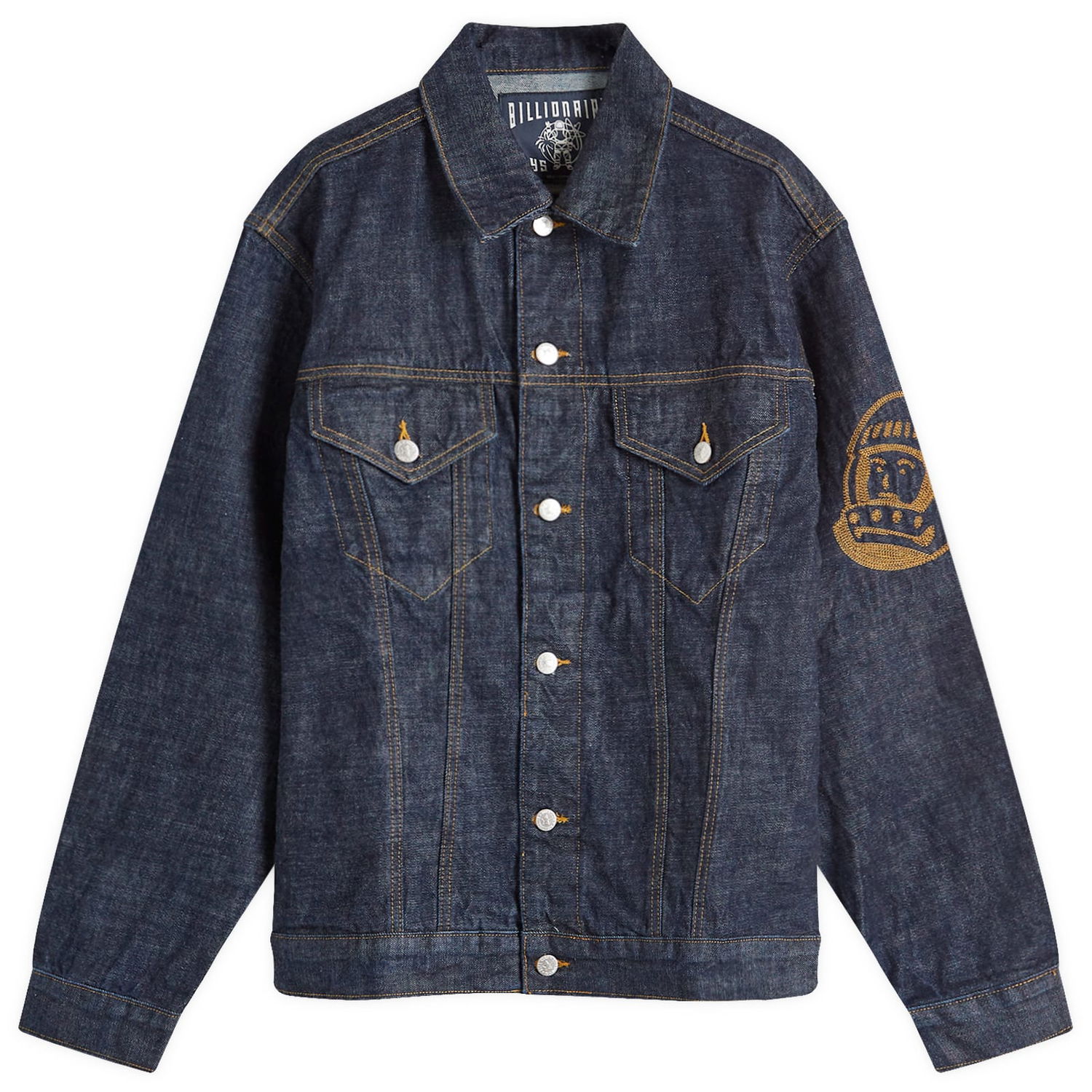 Jakke BILLIONAIRE BOYS CLUB Billionaire Boys Club Astro Selvedge Denim Jacket, Size Medium Blå | B24204-BL, 1