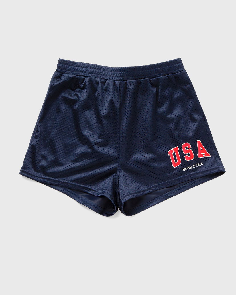 Shorts Sporty & Rich Mesh Disco Short Mørkeblå | SH028503643BL32