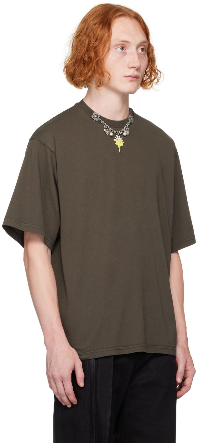 T-shirt Ottolinger Ottolinger Charm T-Shirt Grøn | 1150102521, 1