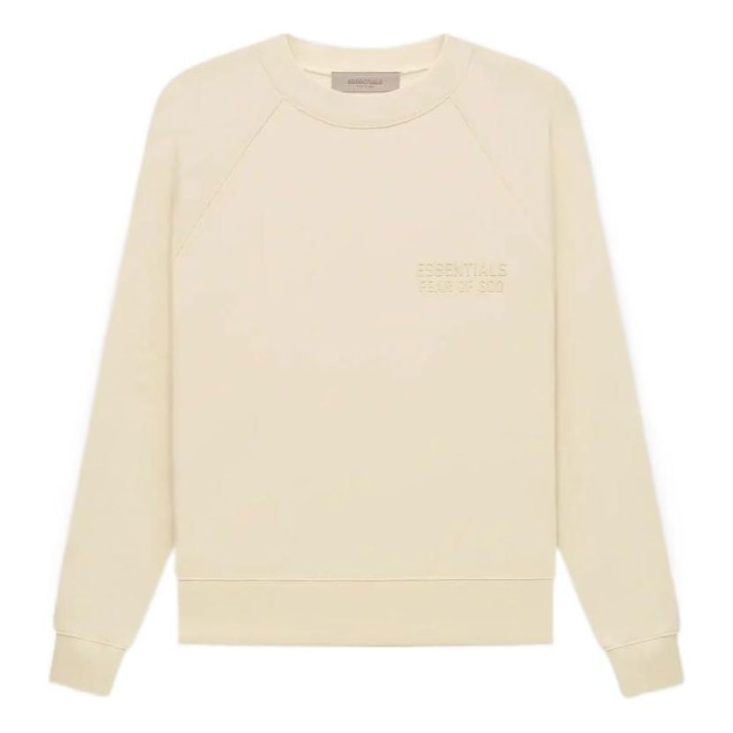 Sweater Fear of God Essentials Crewneck Sweatshirt Beige | FOG-FW22-099