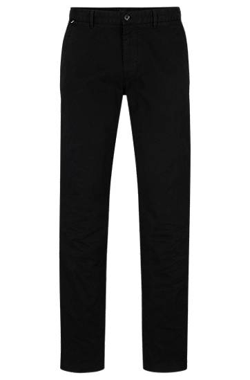 Bukser BOSS Regular Fit Stretch Cotton Gabardine Chinos Sort | 50487976