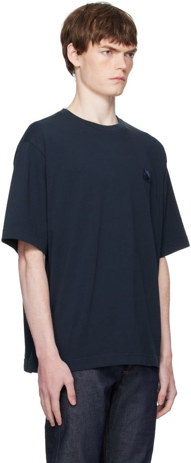 T-shirt MAISON KITSUNÉ Maison Kitsuné Fox Head Patch Comfort T-Shirt Hvid | PM00109KJ0119, 4