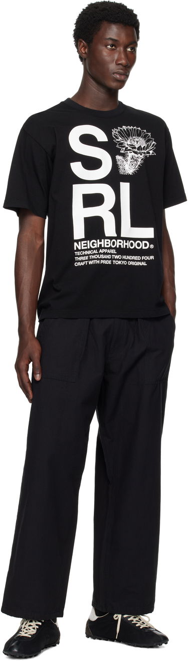 Bukser Neighborhood Neighborhood Wide Baker Trousers Sort | 251ZANH-PTM07, 3
