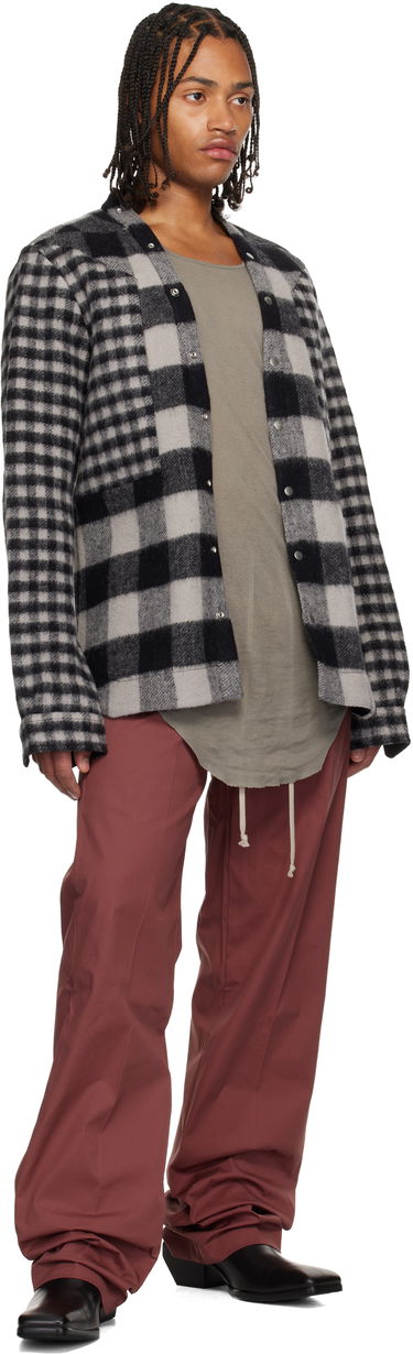 Bukser Rick Owens Concordians Dietrich Drawstring Trousers Bourgogne | RU02E1378 TE, 3