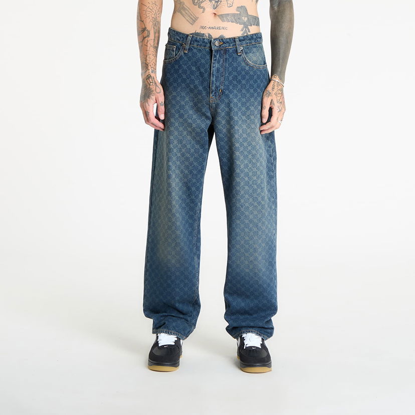Jeans DAILY PAPER Daily Paper Amba Monogram Jeans Blå | 2411141