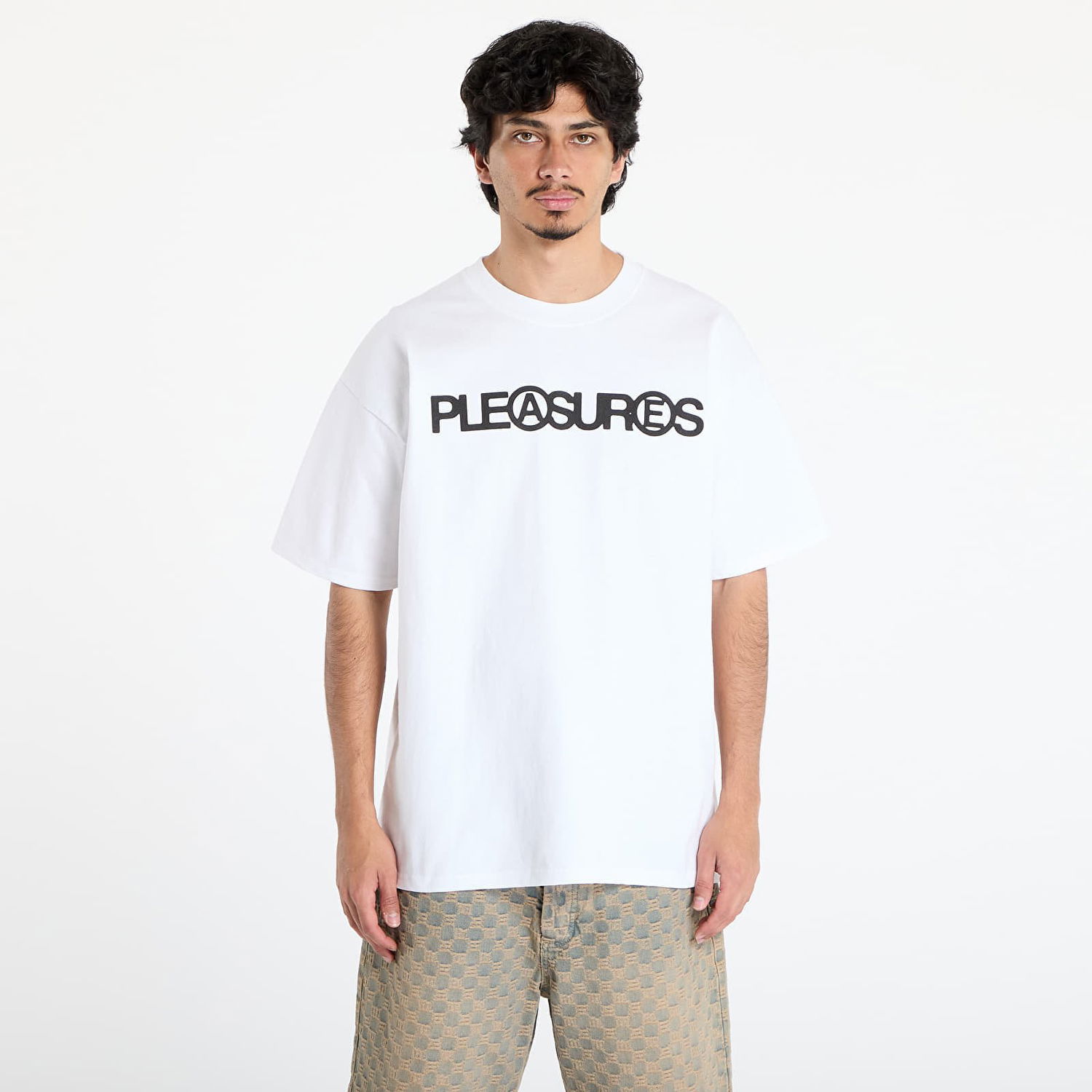 T-shirt Pleasures PLEASURES Fanzine Graphic T-Shirt Hvid | P25SU054 WHITE, 0