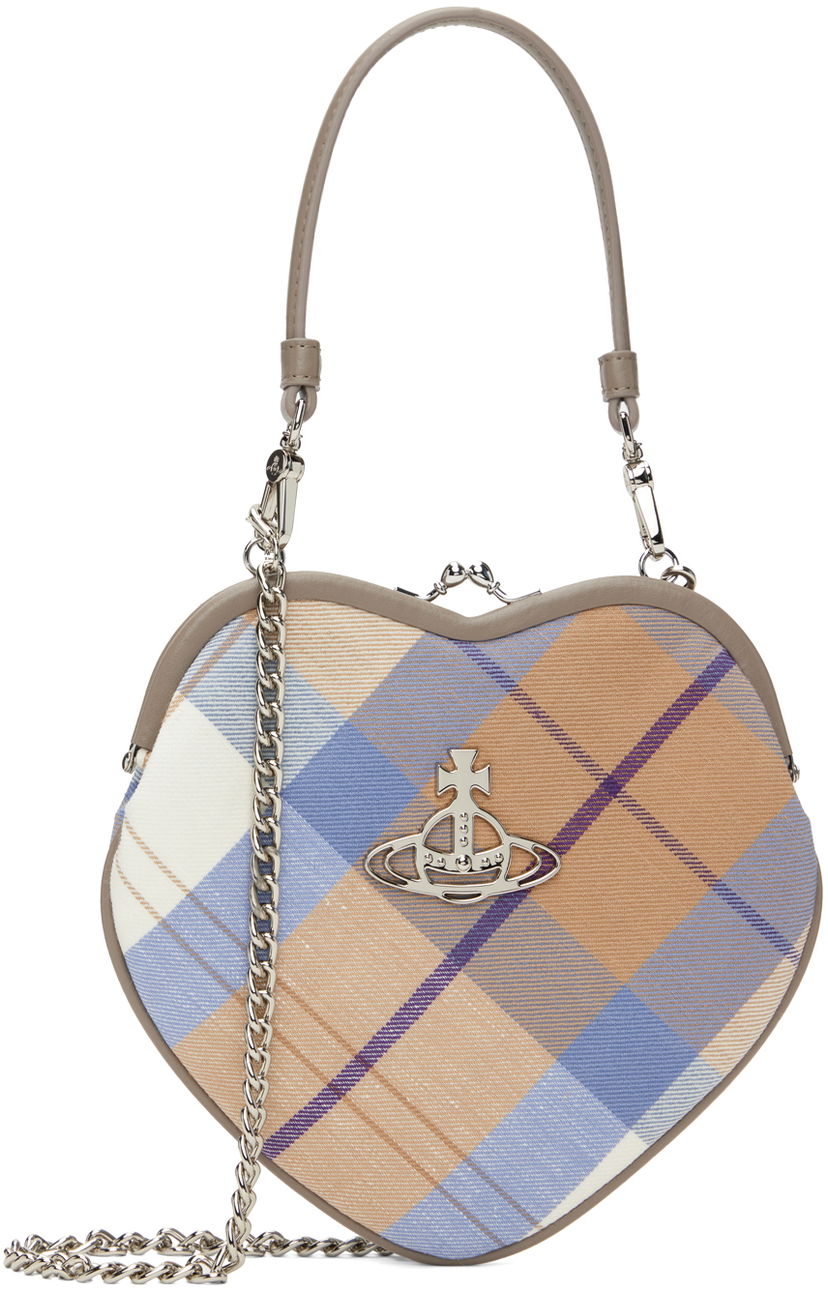 Håndtaske Vivienne Westwood Heart Frame Bag Beige | 4B010004W-W0138-