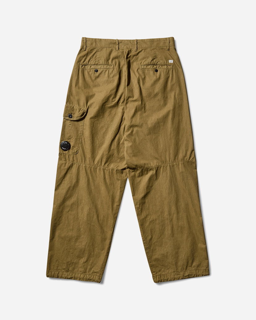 Cargo bukser C.P. Company Peached Microreps Cargo Pants Grøn | 19CMPA065A-110324G 652