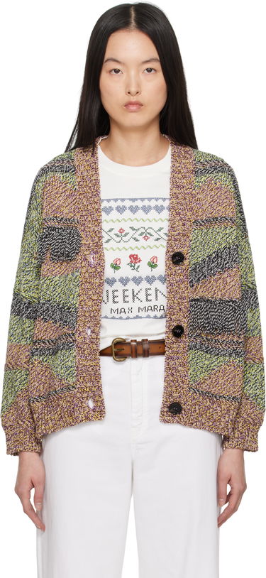 Sweater Max Mara Weekend Max Mara Bric Knit Cardigan Flerfarvet | 2515341021600, 0