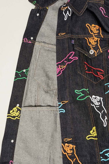 Jakke BBC IceCream ICECREAM Running Dog Denim Trucker Jacket Mørkeblå | IC24245, 6