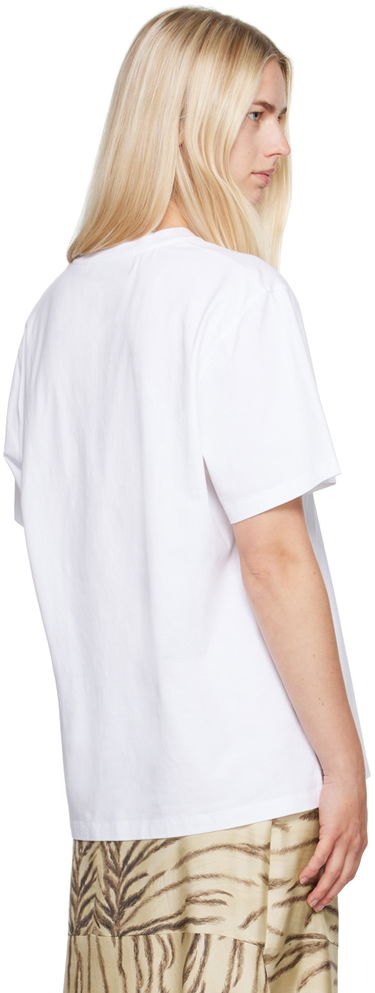 T-shirt Stella McCartney Stella McCartney 'Weather' Graphic Print T-Shirt Hvid | 6J01583SPZ20, 2