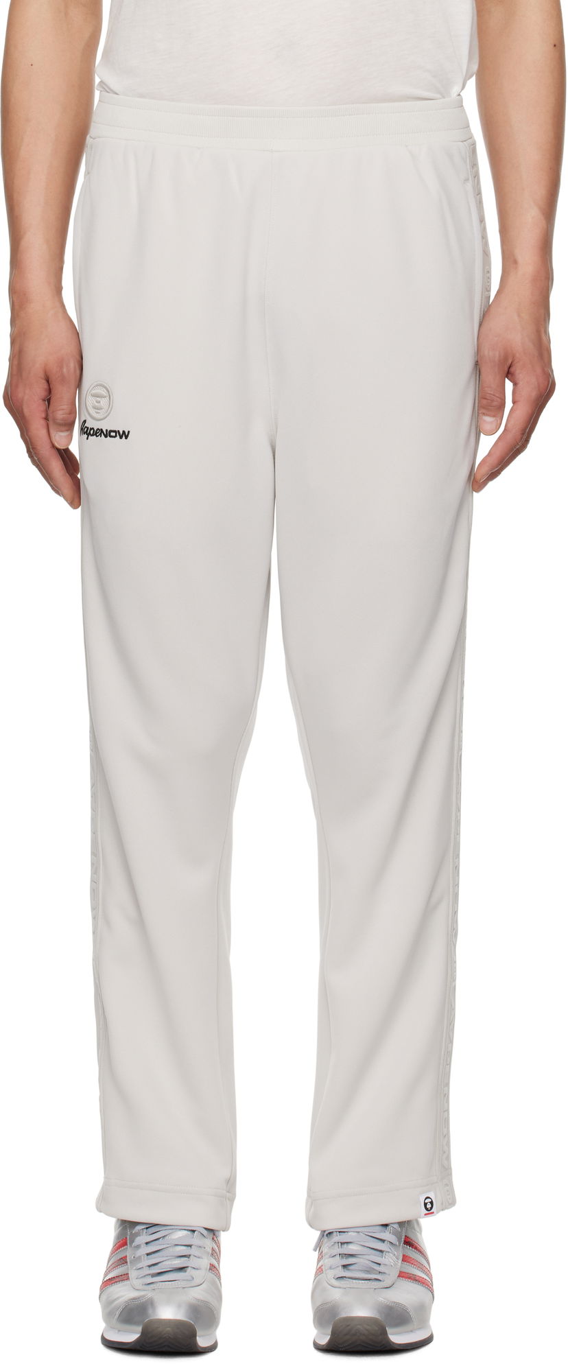 Joggingbukser AAPE by A Bathing Ape AAPE by A Bathing Ape 'AAPE Now' Sweatpants Hvid | AAPPTMB674XXNGYR
