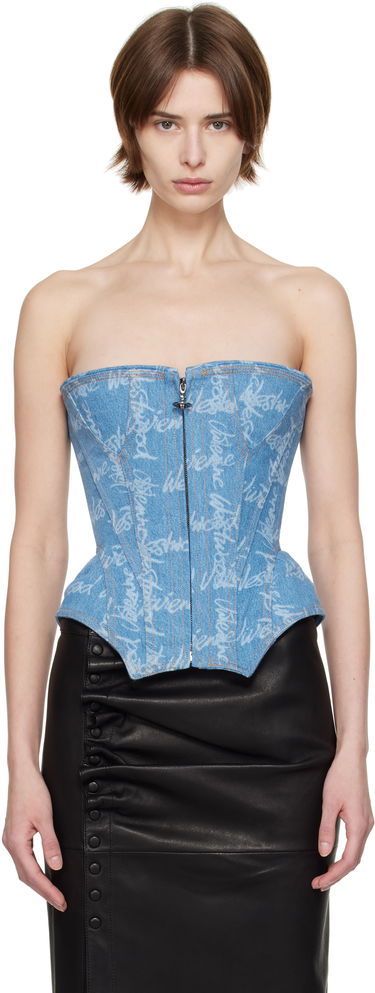 Tanktop Vivienne Westwood Vivienne Westwood Cobrax Denim Corset Blå | 15030040-W014I-, 0