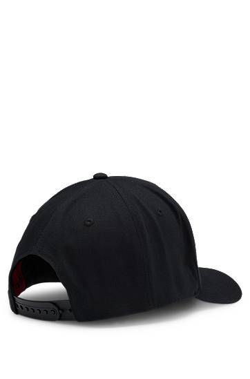 Kasket BOSS HUGO Cap with Smoke Logo Sort | 50533432, 1