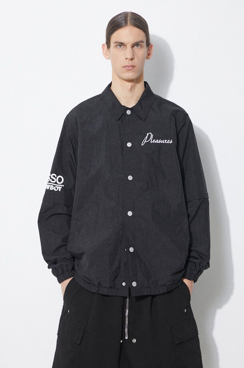 Vindjakke Pleasures Gypsy Coach Jacket Sort | P24SP009.BLACK