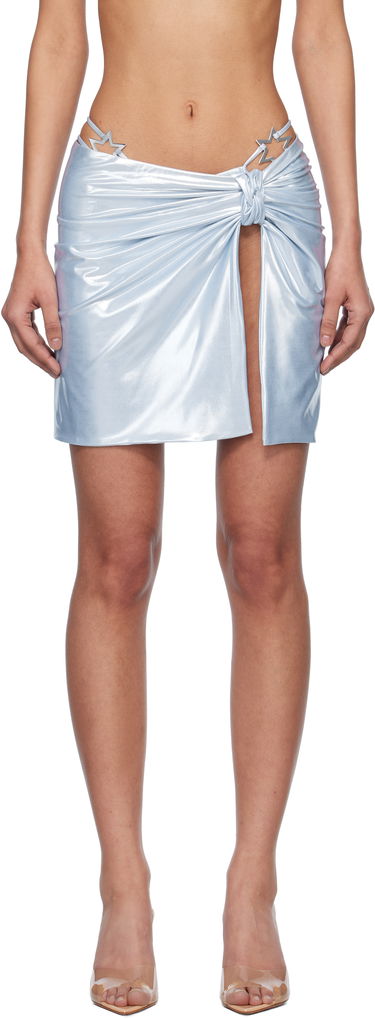 Nederdel MISBHV MISBHV Hollywood Cover-up Wrap Mini Skirt Blå | 250W605, 0