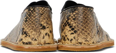 Kjole Dries Van Noten Dries Van Noten Leather Ballerina Flats Beige | MS251-1485, 1