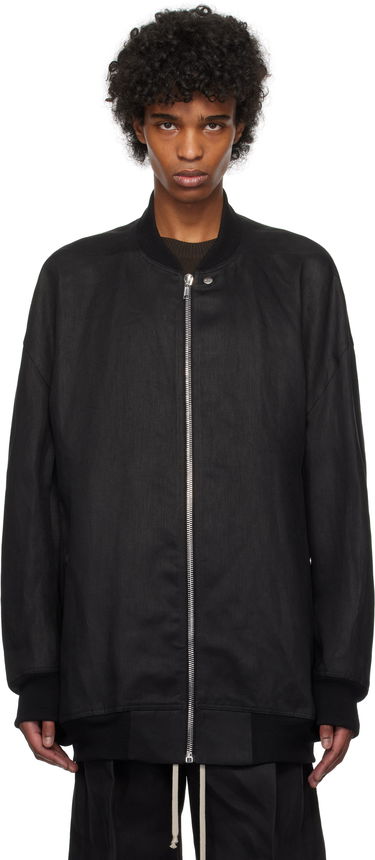 Bomberjakke Rick Owens Rick Owens Hollywood Jumbo Flight Bomber Jacket Sort | RU01E5793 TWL, 0