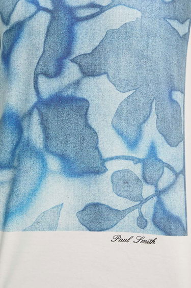 T-shirt Paul Smith Paul Smith Floral Print T-Shirt Hvid | M1R.919T.NP4739, 4