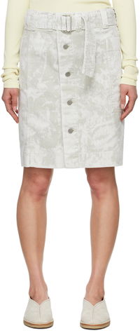 Lemaire Apron Denim Miniskirt