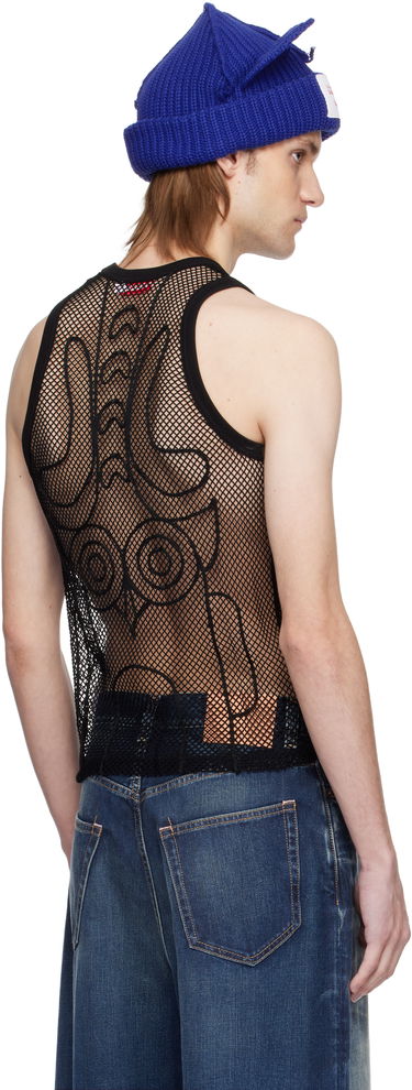 Tanktop Charles Jeffrey Loverboy Charles Jeffrey LOVERBOY Graphic Net Tank Top Blå | 54080301, 2
