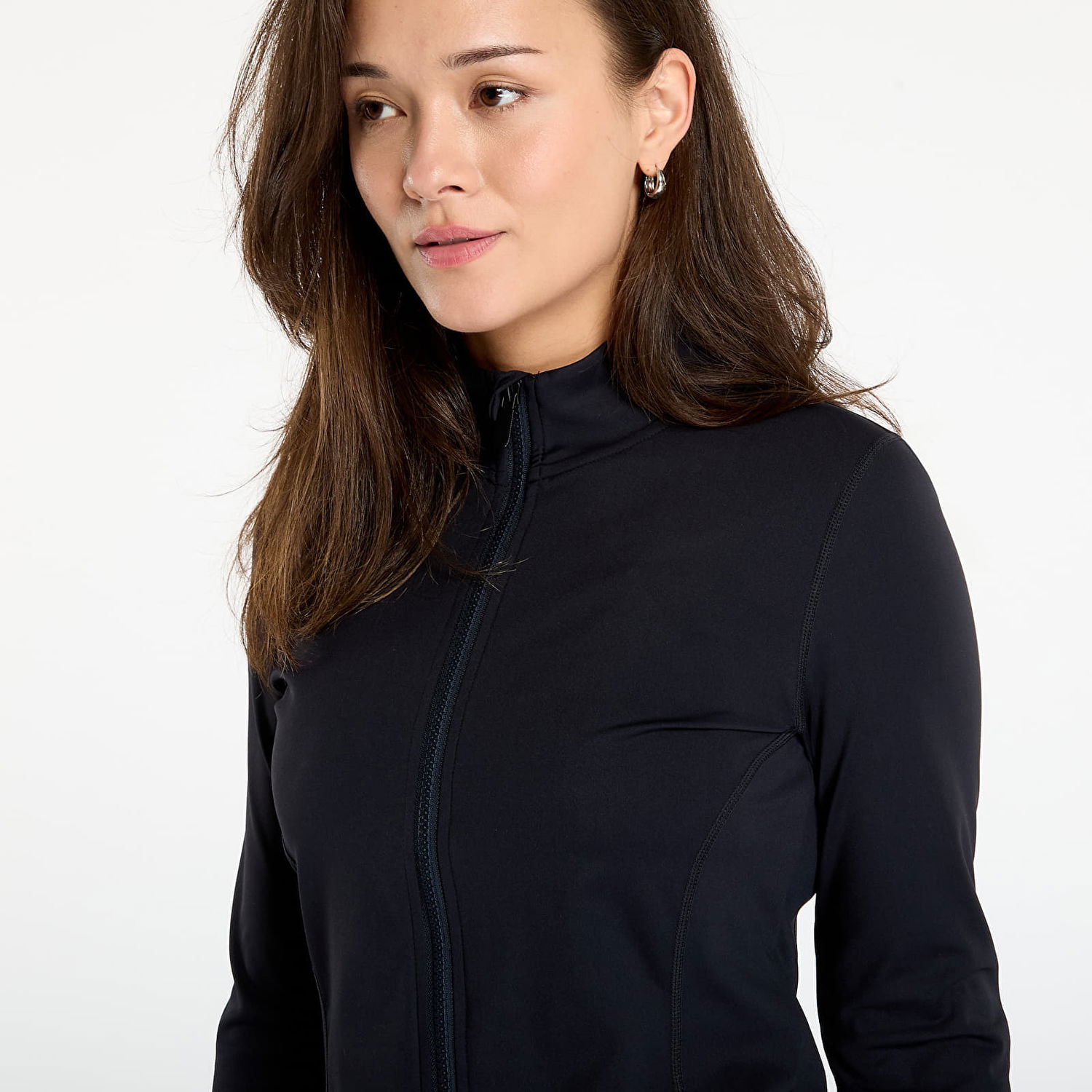 Jakke Urban Classics Slim Full-Zip Sports Jacket with Thumbholes Sort | TB7803-00007, 1