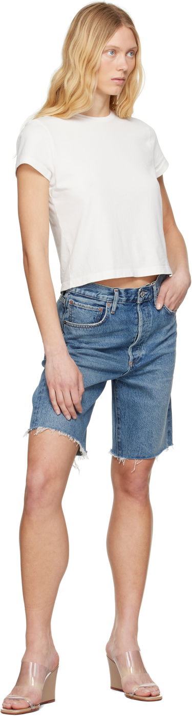 Shorts AGOLDE AGOLDE 90's Distressed Denim Shorts Blå | A223B-1206, 3