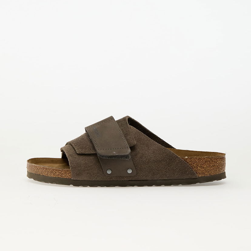 Sneakers og sko Birkenstock Birkenstock Kyoto Suede Slides Brun | 1029137