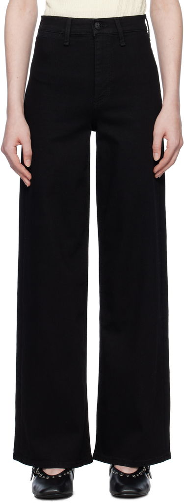 Jeans rag & bone rag & bone Hadley Wide Leg Jeans Sort | WDD24H3002EPBL, 0