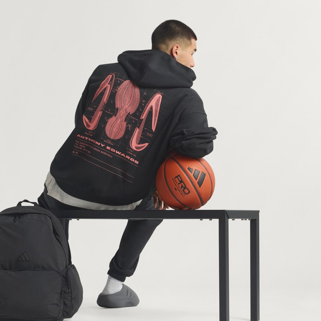 Sweatshirt adidas Performance Hoodie Anthony Edwards Schematic Sort | JM2675, 0