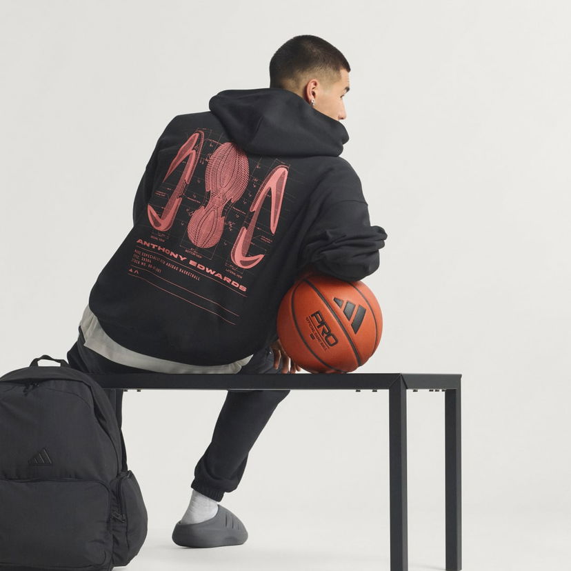 Sweatshirt adidas Performance Hoodie Anthony Edwards Schematic Sort | JM2675