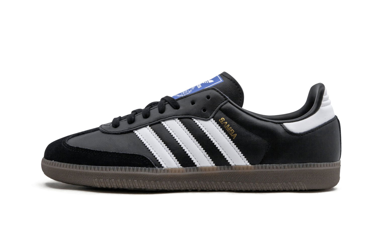 Sneakers og sko adidas Originals Adidas Samba OG Black White Gum Sort | BZ0058, 0